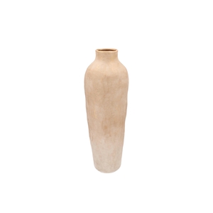 Florence Antique Gold White Vase Long 21x21x64cm
