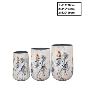 Metal Moonlight vaas S/3 d20*29cm