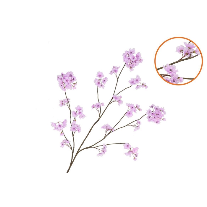 <h4>Silk Cherry Blossom Light Purple 126cm Nm</h4>