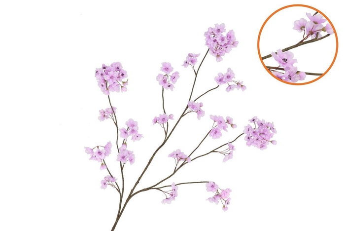 <h4>Silk Cherry Blossom Light Purple 126cm Nm</h4>