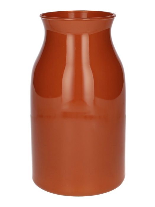 <h4>DF02-666006000 - Vase Luna d9.2/12xh21 brown/terra milky</h4>