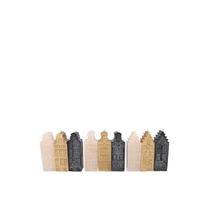 Amsterdam House Black Mix Candle 4x4x12cm