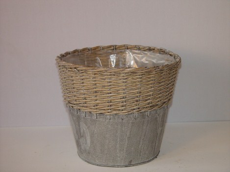 <h4>Willow basket grey D 20* 18</h4>