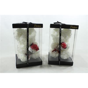 25CM BEER WIT BOEKET