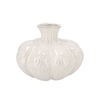 Mika Scottish White Vase Sphere Neck 30x23cm