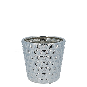 Kerst Keramiek Diamond pot d13.5*12cm