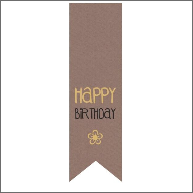 <h4>Labels Sticker 25*85mm x250 H.Birthday</h4>