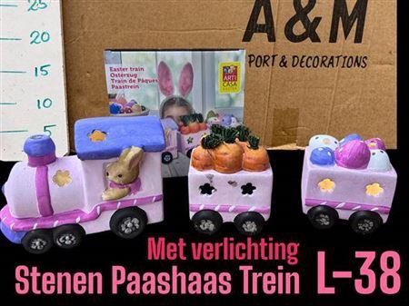 <h4>Keramiek Paashaas Trein L38</h4>