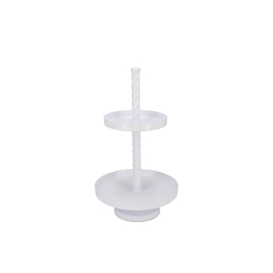 Storage Shelf Swirl Nordic White 35x35x62cm