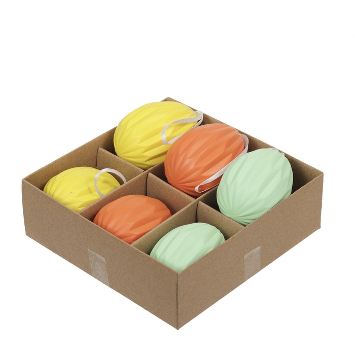 <h4>Pasen Deco ei 6cm ass. x6</h4>