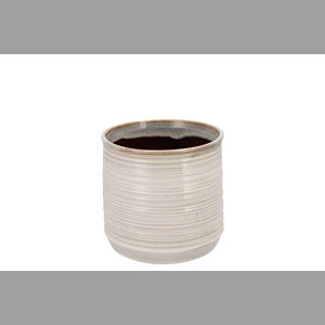 Bella White Pot 11x11x9cm