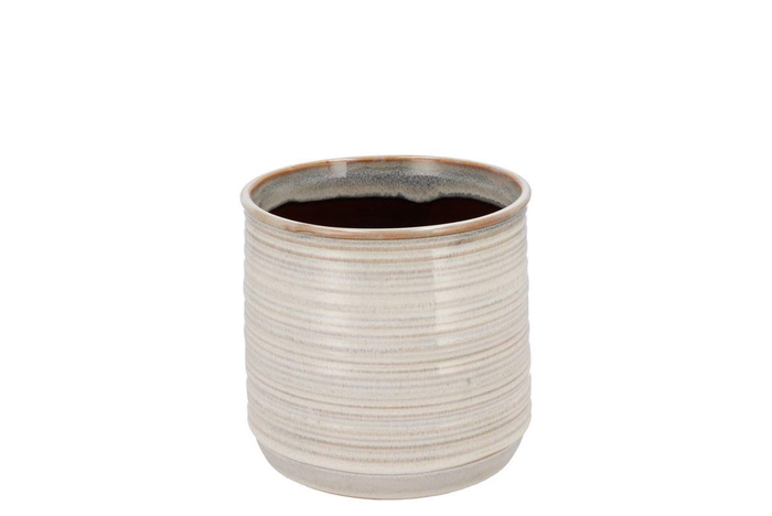 <h4>Bella White Pot 11x11x9cm</h4>