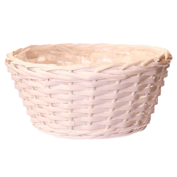 <h4>Basket Wellton d26xh13 white wood chip</h4>