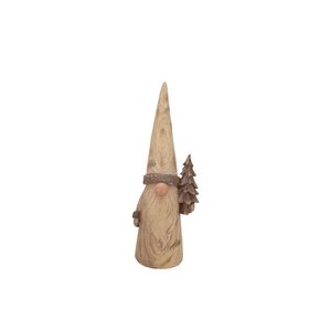 Wonderland Natural Xmas Santa Tree 11x9x31cm