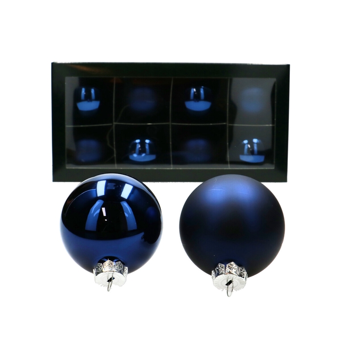 Christmas bauble Ball  80mm combi x8