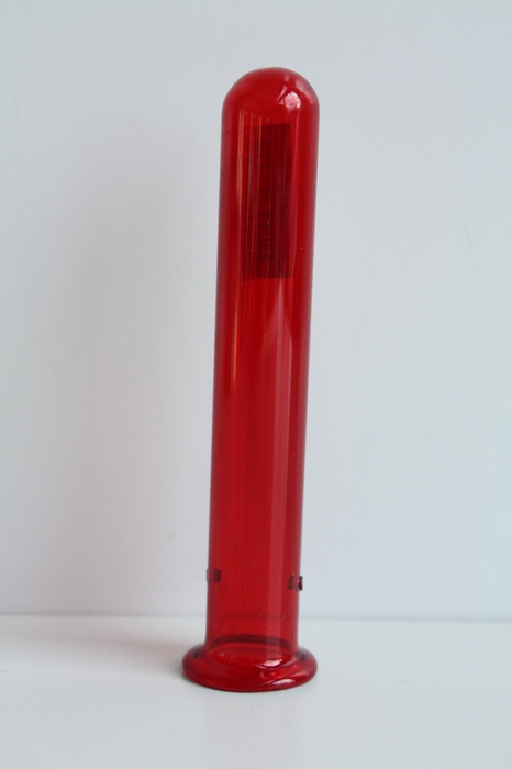GLASBUISJE ROOD 10CM