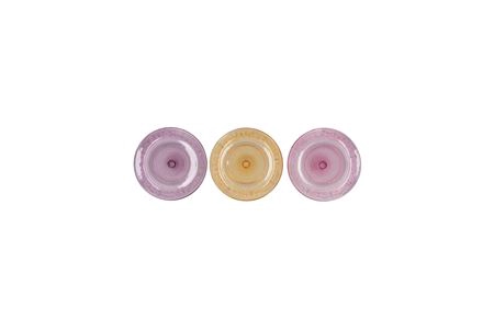 <h4>Dayah Pastel Mix Glass Plate 15x2cm Ass P/1</h4>