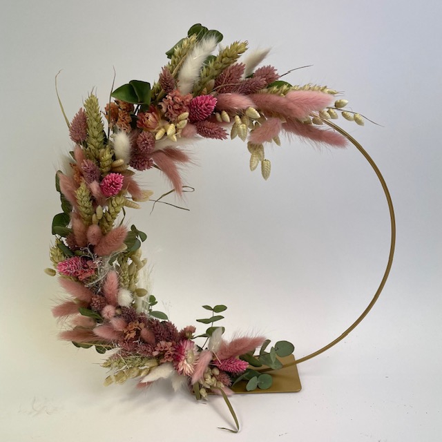 Boog 30cm roze droog