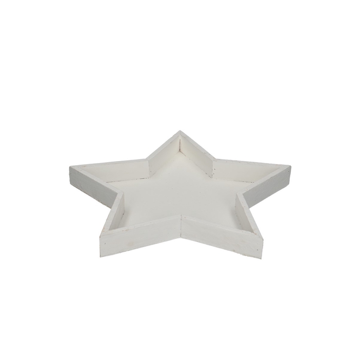 <h4>Christmas Wood tray star d30*3.5cm</h4>