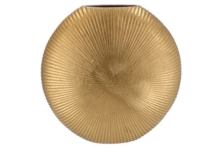 <h4>Jada Gold Oval Vase 40x11cm</h4>