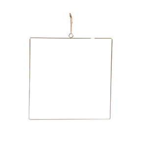 Square 30cm Metal Medium Sb Gold