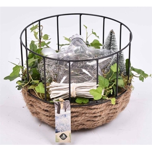 Gaasmand met touw 18cm