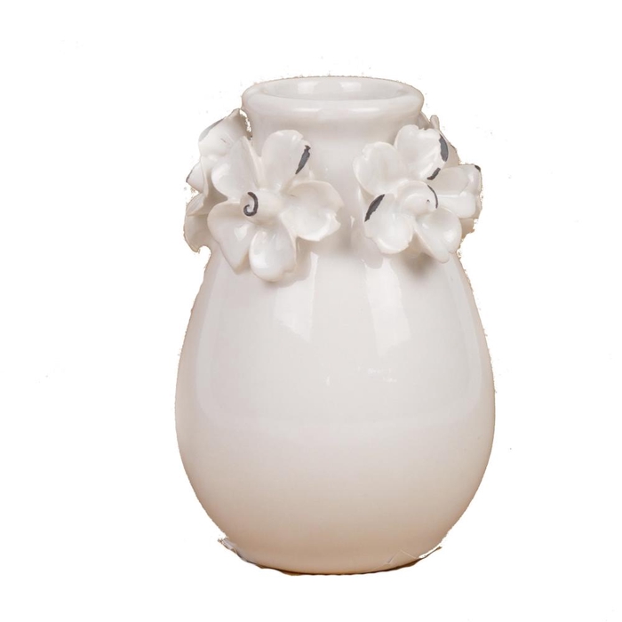 Vase Ø7,5x11,5cm White 08888