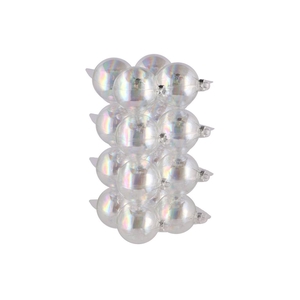 Glass Ball Clear Pearl 80mm P/16