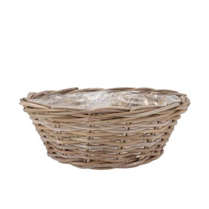 Rattan Kuboo Basket Low 40x13cm