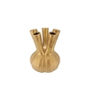 Aglio Straight Gold Vase 16x16x19cm Nm