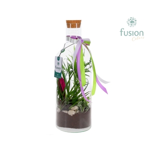 Green Bottle Fles Medium met Pasen arrangement