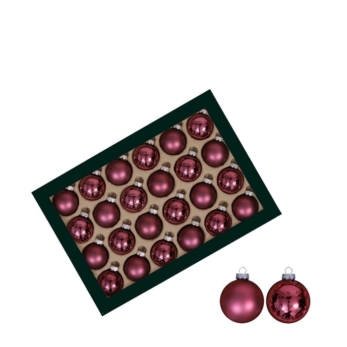 <h4>Kerstbal Bal  40mm combi x48</h4>