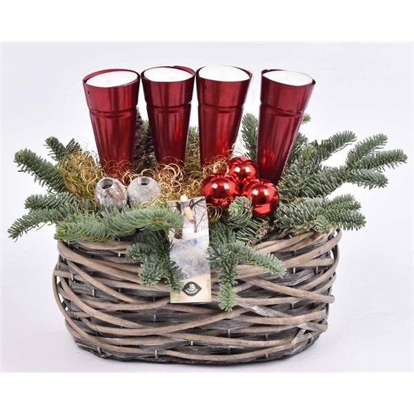 <h4>Wilg mand ovaal girjs 22x13cm</h4>