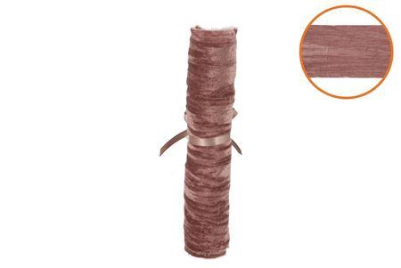 <h4>Ribbon Crushed Velvet Dark Pink 2mx26cm</h4>