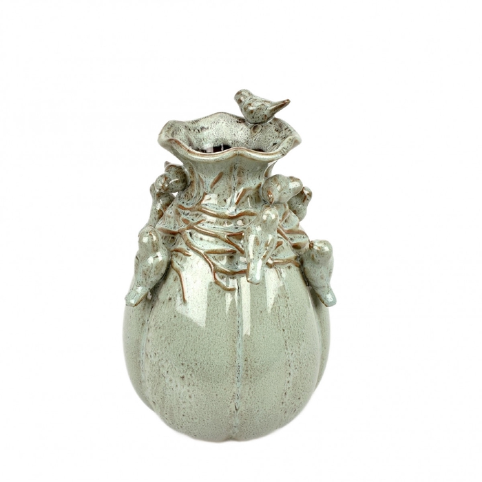 <h4>Ceramics Exclusive Birds vase d12*15cm</h4>