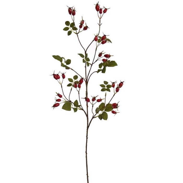 <h4>Large rosehip spray 95cm red</h4>