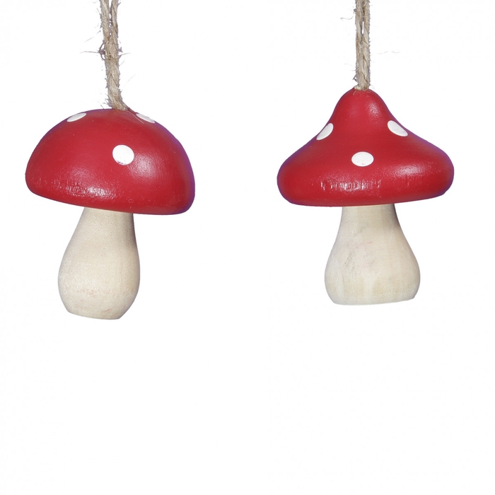 <h4>Autumn Hanging mushroom 5cm</h4>