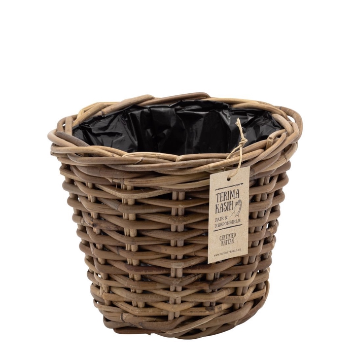 <h4>Baskets rattan Terima pot d22*19cm</h4>