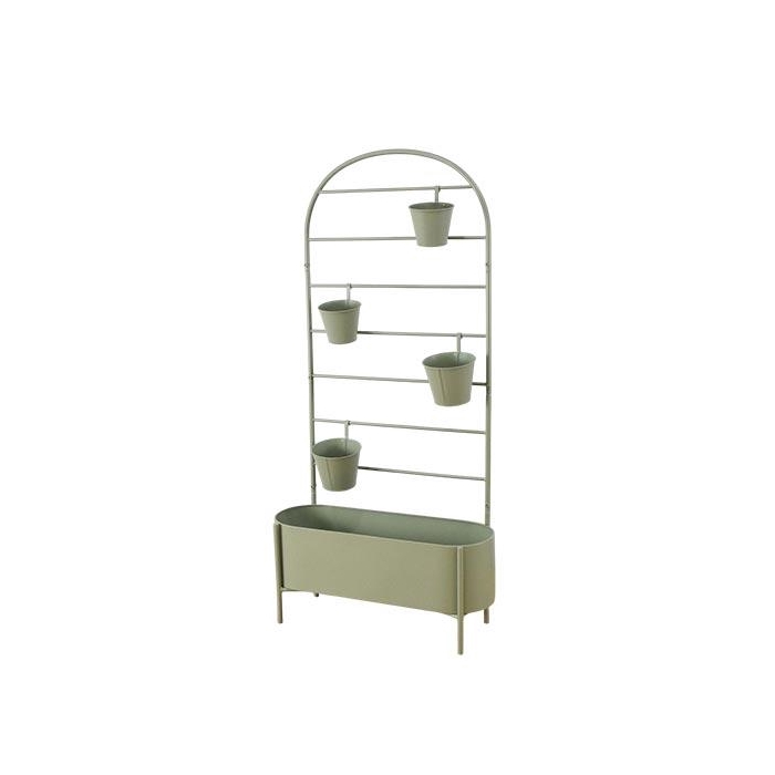 <h4>Plant Stand With 4 Pots L70W24H140</h4>