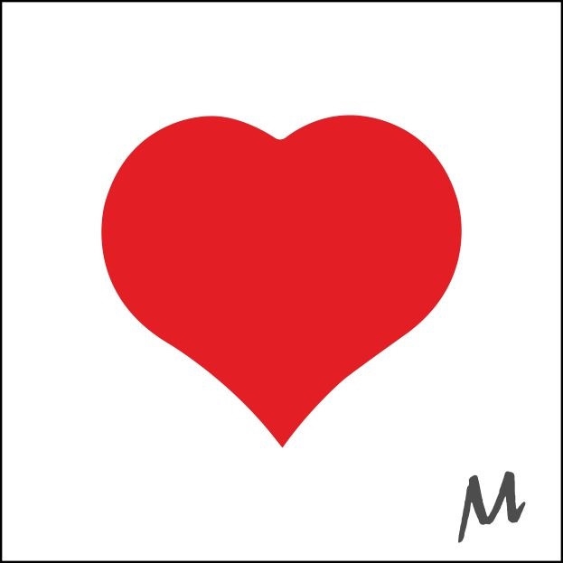 <h4>Mothersday Sticker 40mm x500 Heart</h4>