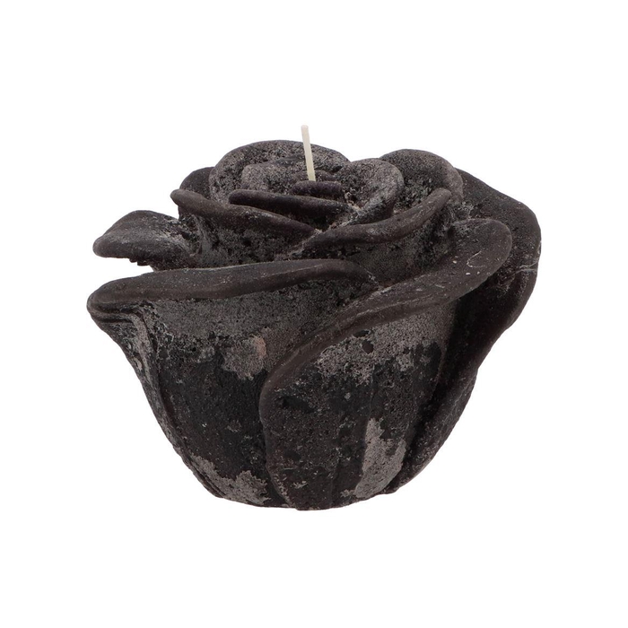 <h4>Candle Roos Black 14x12cm Nm</h4>