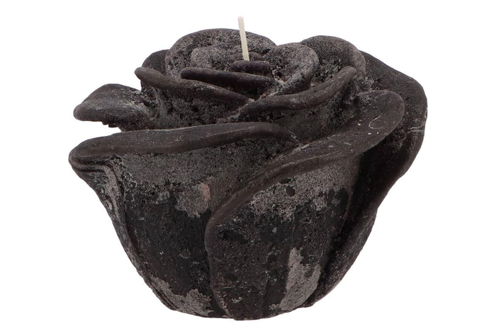 <h4>Candle Roos Black 14x12cm Nm</h4>