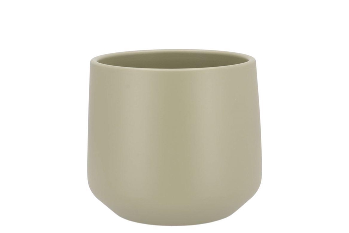 Ceramic Pistache Matt Pot Berlin 13x11,5cm