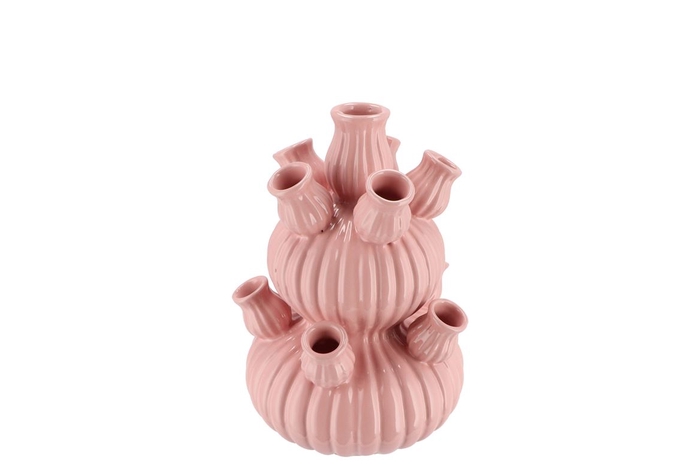 Amsterdam Light Pink Tulip Vase Bubbles 20x30cm