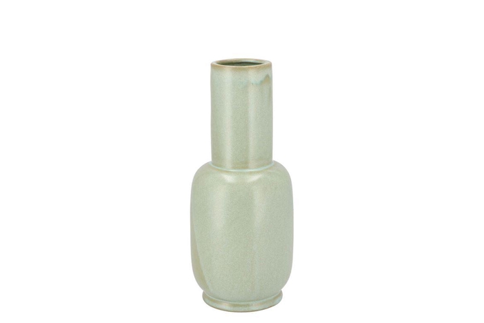 <h4>Dion Green Vase Long Neck 13x12x25cm</h4>