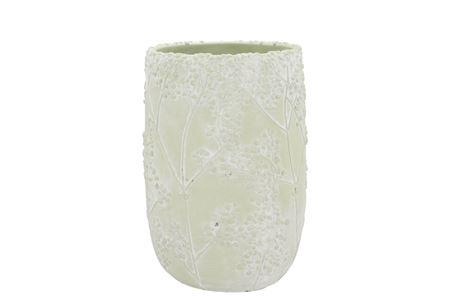 <h4>Alaska Gypsy Green Whitewash Vase 23x23x33cm Nm</h4>