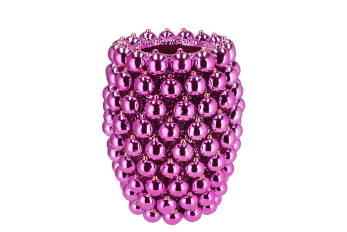 <h4>Christmasball Fuchsia Vase 27x27x33cm Nm</h4>