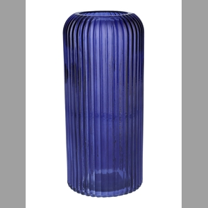 DF02-664551600 - Vase Nora d7.2/10xh25 dark blue transp