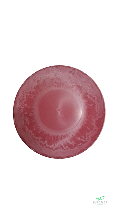 MELAMINE PLATE TALLINN H2D40 PINK