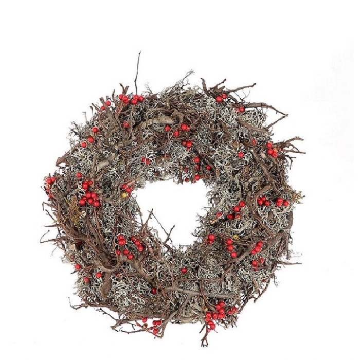 <h4>Wreath d40cm Bonsai Mosberry</h4>